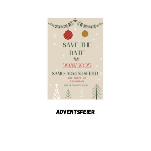 Adventsfeier, Samstag 29. November
