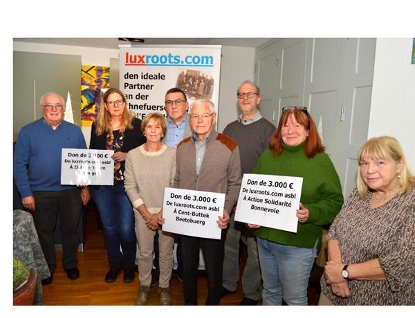 Remise d'un Don Luxroots.com asbl